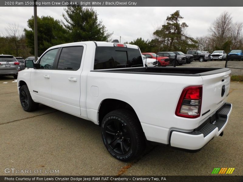 Bright White / Black/Diesel Gray 2020 Ram 1500 Big Horn Crew Cab 4x4