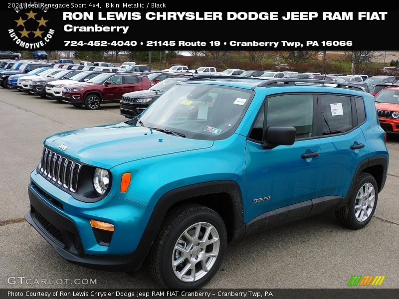 Bikini Metallic / Black 2021 Jeep Renegade Sport 4x4