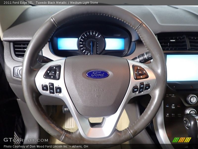 Tuxedo Black Metallic / Medium Light Stone 2011 Ford Edge SEL