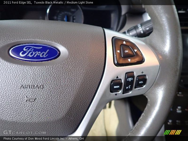 Tuxedo Black Metallic / Medium Light Stone 2011 Ford Edge SEL