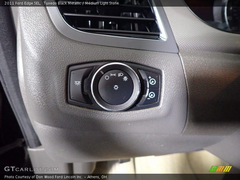 Tuxedo Black Metallic / Medium Light Stone 2011 Ford Edge SEL