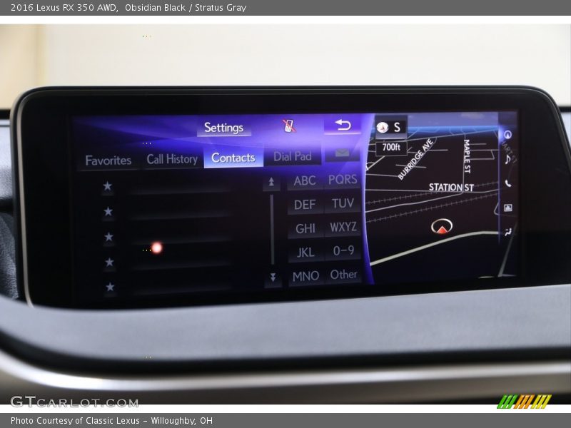 Obsidian Black / Stratus Gray 2016 Lexus RX 350 AWD