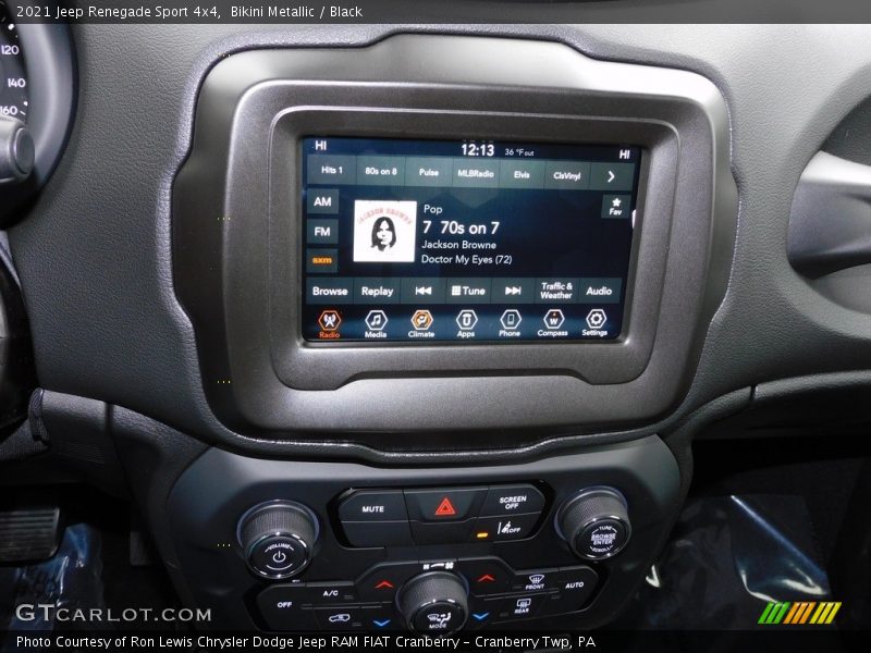 Bikini Metallic / Black 2021 Jeep Renegade Sport 4x4