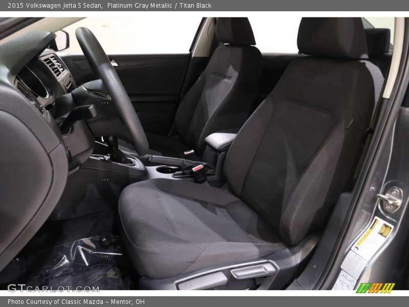Platinum Gray Metallic / Titan Black 2015 Volkswagen Jetta S Sedan