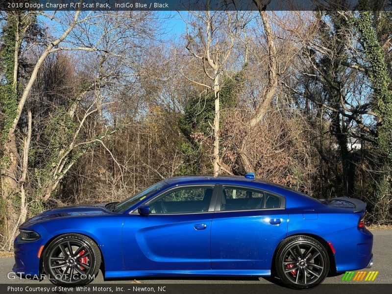 IndiGo Blue / Black 2018 Dodge Charger R/T Scat Pack