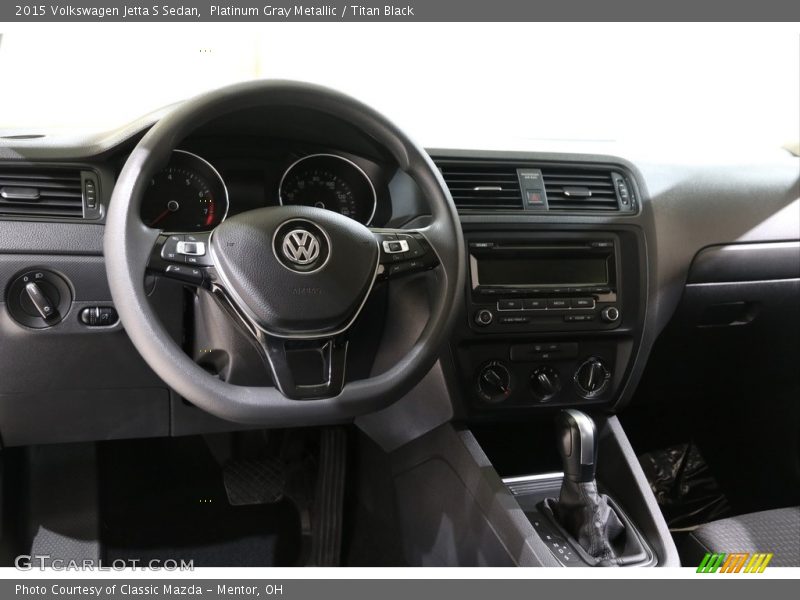 Dashboard of 2015 Jetta S Sedan