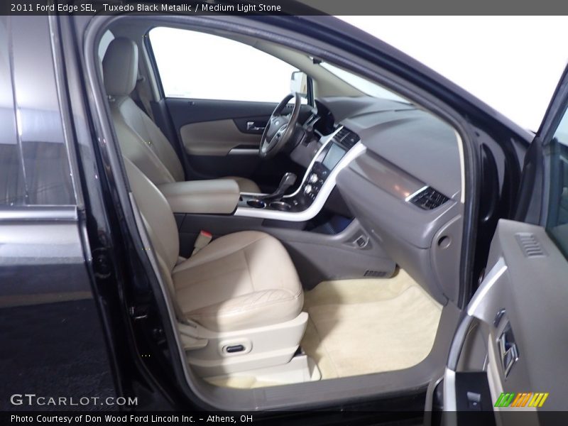 Tuxedo Black Metallic / Medium Light Stone 2011 Ford Edge SEL
