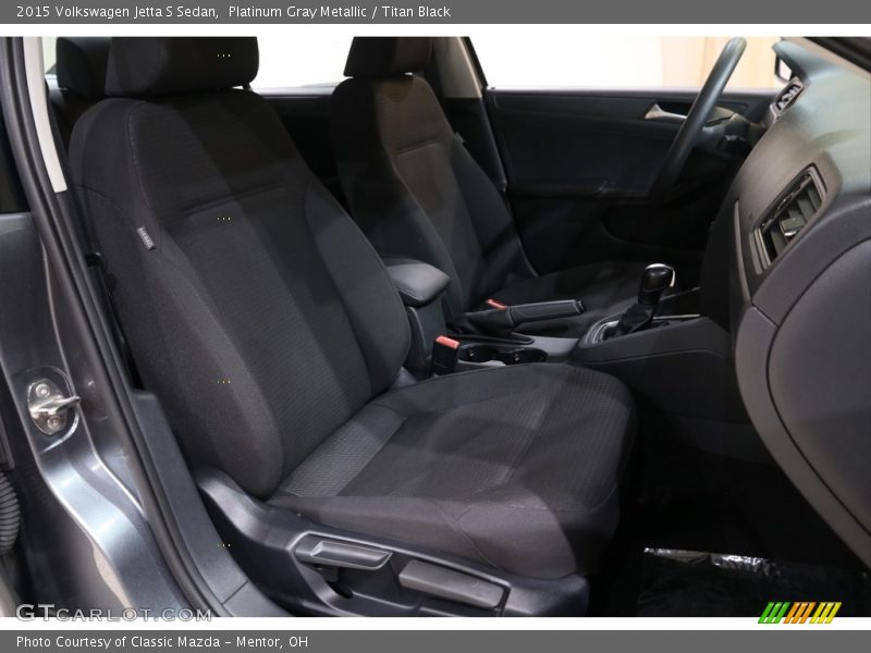 Platinum Gray Metallic / Titan Black 2015 Volkswagen Jetta S Sedan