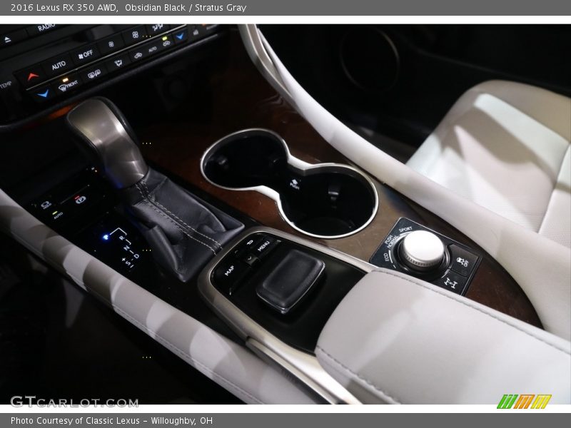 Obsidian Black / Stratus Gray 2016 Lexus RX 350 AWD