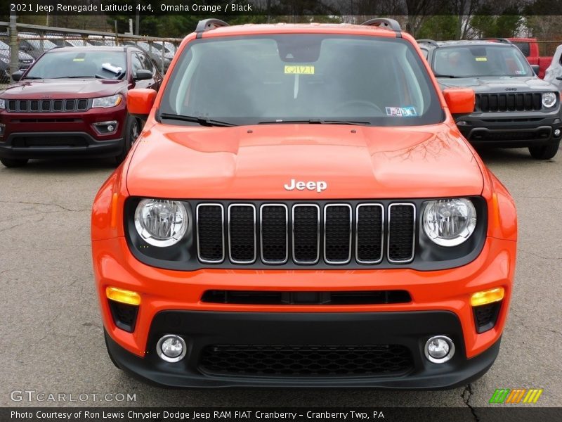Omaha Orange / Black 2021 Jeep Renegade Latitude 4x4