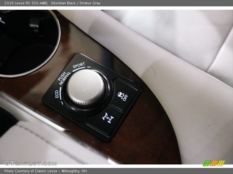 Obsidian Black / Stratus Gray 2016 Lexus RX 350 AWD