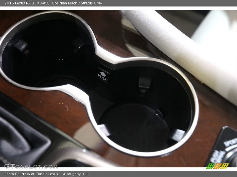 Obsidian Black / Stratus Gray 2016 Lexus RX 350 AWD