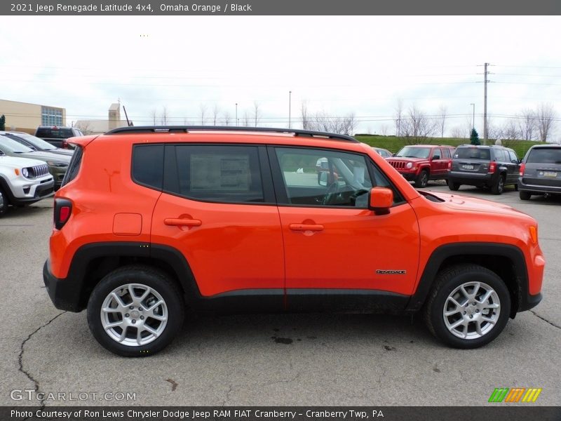 Omaha Orange / Black 2021 Jeep Renegade Latitude 4x4