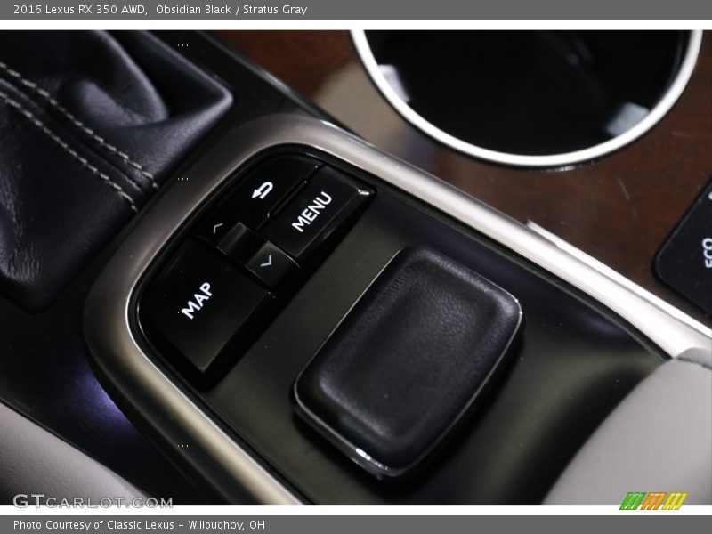 Obsidian Black / Stratus Gray 2016 Lexus RX 350 AWD
