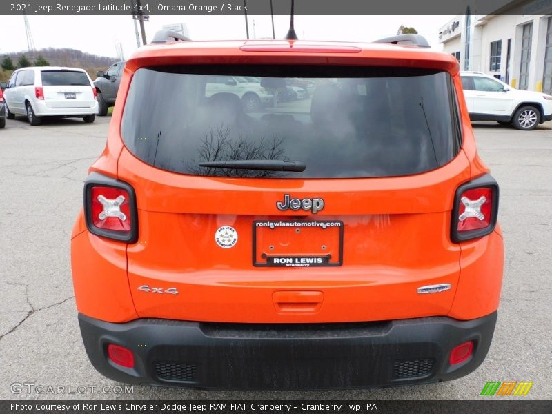 Omaha Orange / Black 2021 Jeep Renegade Latitude 4x4
