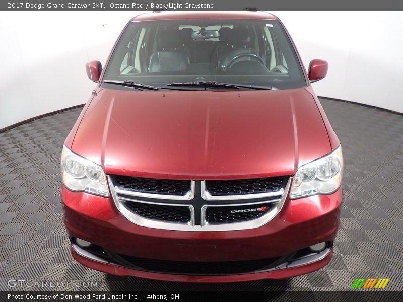 Octane Red / Black/Light Graystone 2017 Dodge Grand Caravan SXT