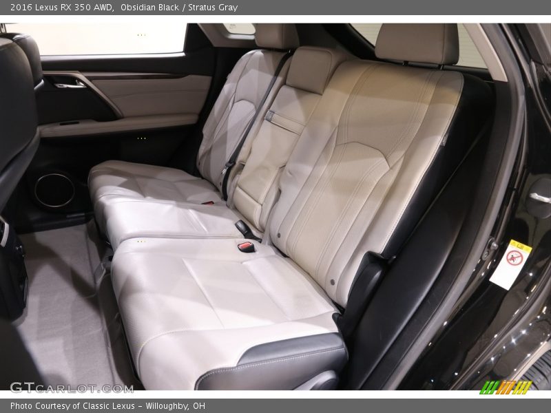 Obsidian Black / Stratus Gray 2016 Lexus RX 350 AWD