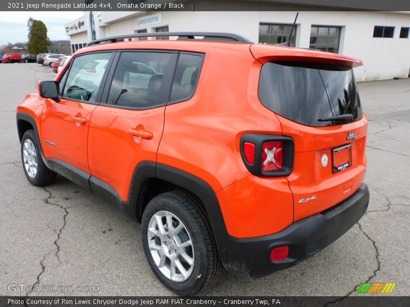 Omaha Orange / Black 2021 Jeep Renegade Latitude 4x4