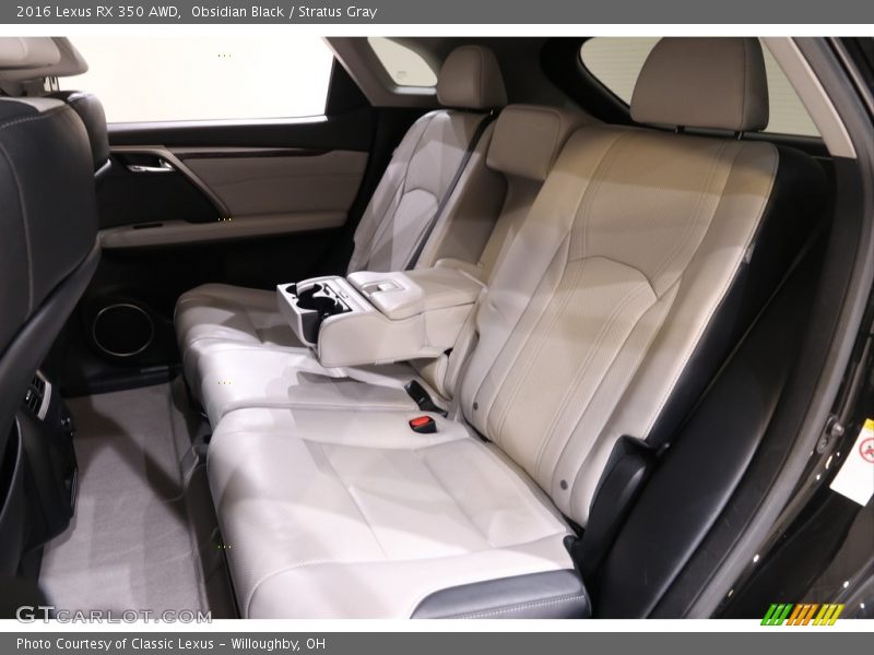 Rear Seat of 2016 RX 350 AWD