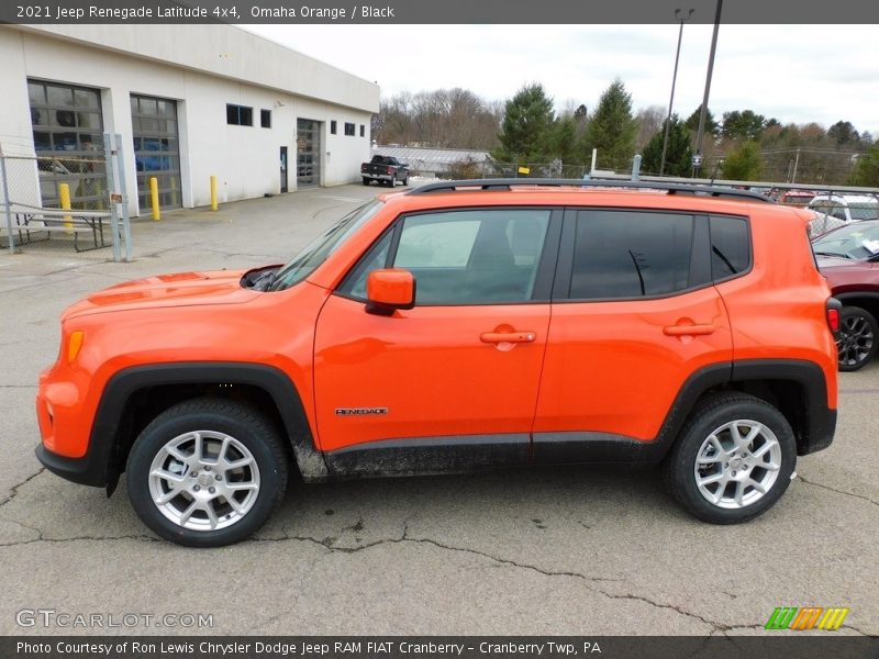 Omaha Orange / Black 2021 Jeep Renegade Latitude 4x4