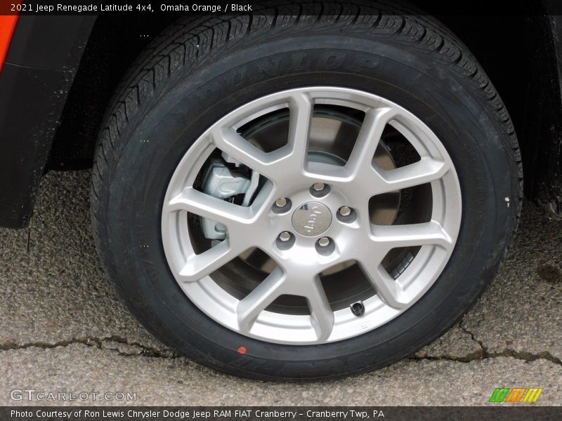 Omaha Orange / Black 2021 Jeep Renegade Latitude 4x4