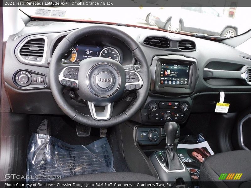 Omaha Orange / Black 2021 Jeep Renegade Latitude 4x4