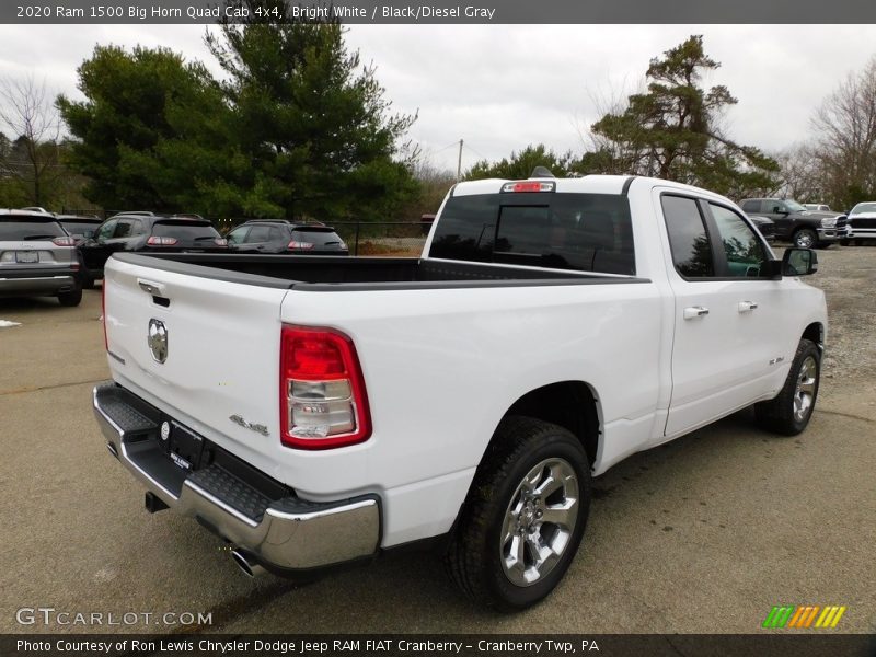 Bright White / Black/Diesel Gray 2020 Ram 1500 Big Horn Quad Cab 4x4