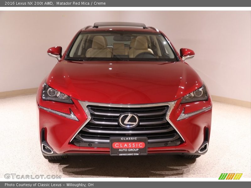 Matador Red Mica / Creme 2016 Lexus NX 200t AWD