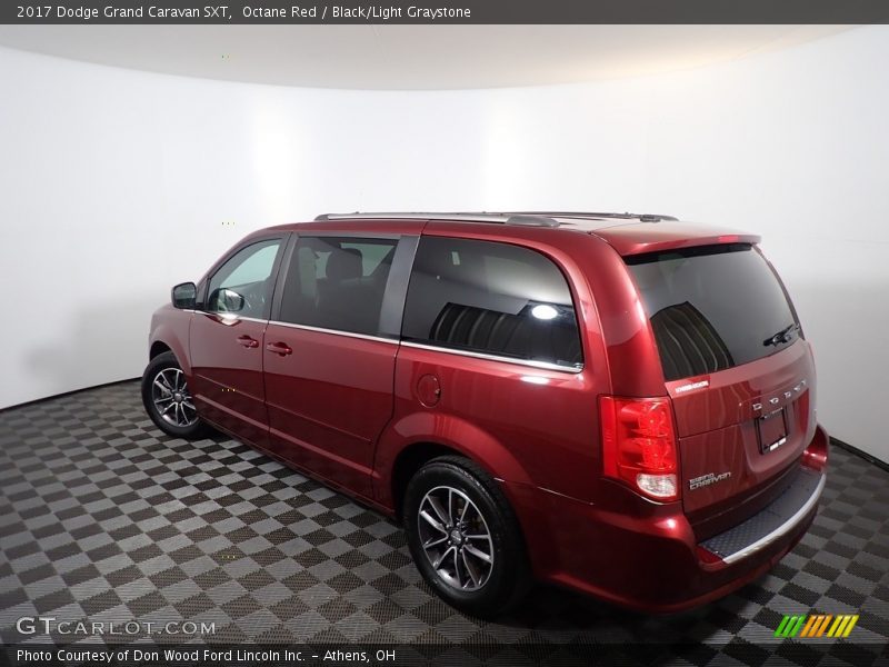 Octane Red / Black/Light Graystone 2017 Dodge Grand Caravan SXT