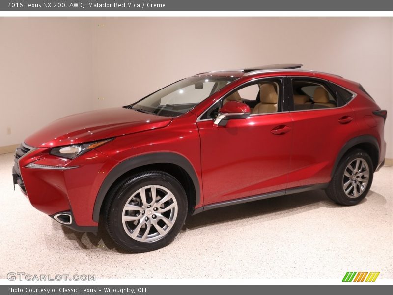 2016 NX 200t AWD Matador Red Mica