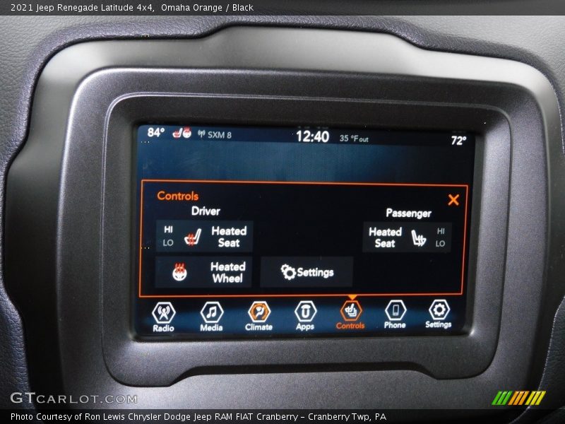 Omaha Orange / Black 2021 Jeep Renegade Latitude 4x4