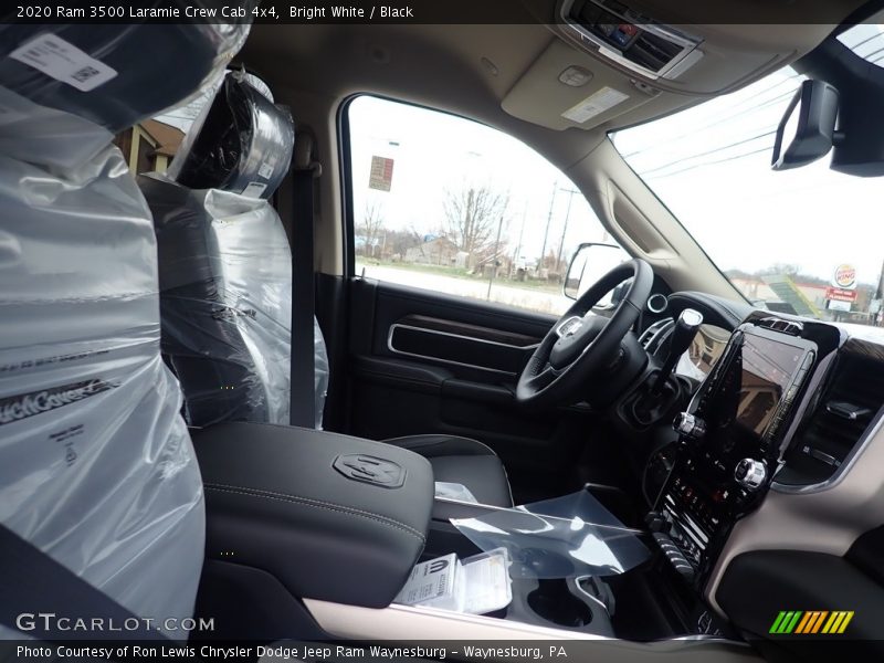 Bright White / Black 2020 Ram 3500 Laramie Crew Cab 4x4