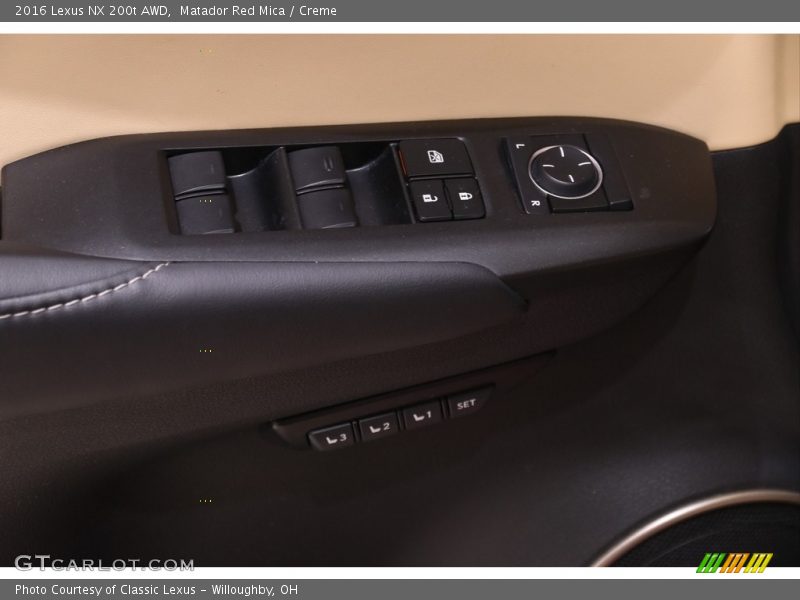 Matador Red Mica / Creme 2016 Lexus NX 200t AWD