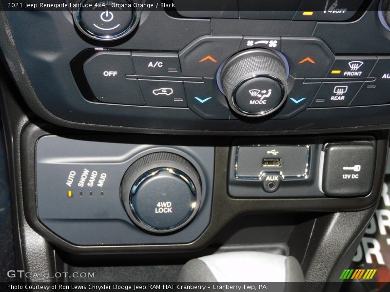 Omaha Orange / Black 2021 Jeep Renegade Latitude 4x4