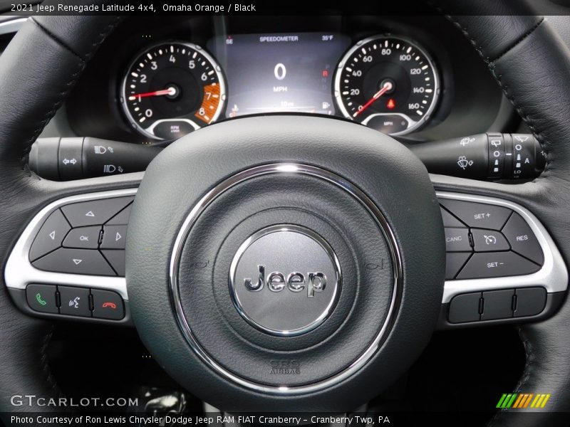 Omaha Orange / Black 2021 Jeep Renegade Latitude 4x4