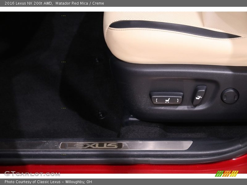 Matador Red Mica / Creme 2016 Lexus NX 200t AWD