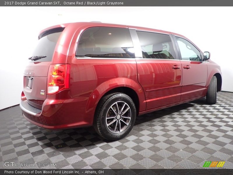 Octane Red / Black/Light Graystone 2017 Dodge Grand Caravan SXT