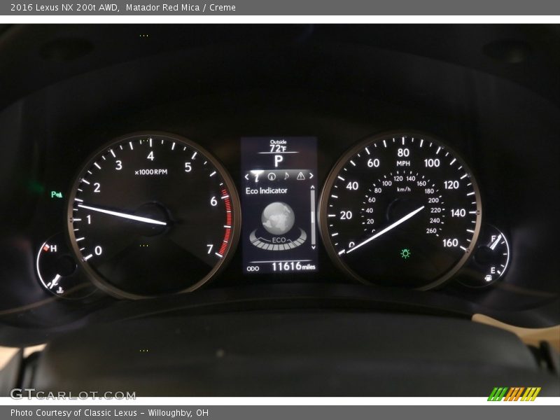  2016 NX 200t AWD 200t AWD Gauges