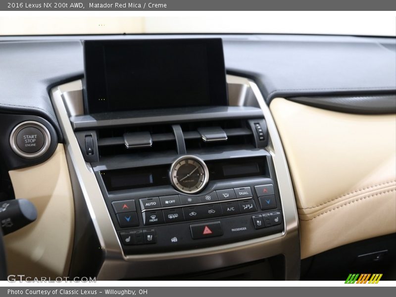 Matador Red Mica / Creme 2016 Lexus NX 200t AWD