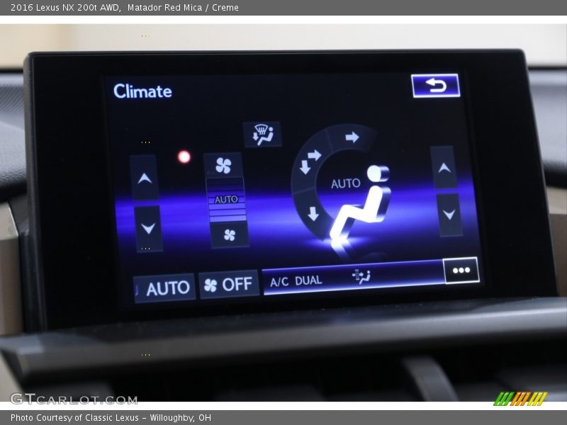Matador Red Mica / Creme 2016 Lexus NX 200t AWD