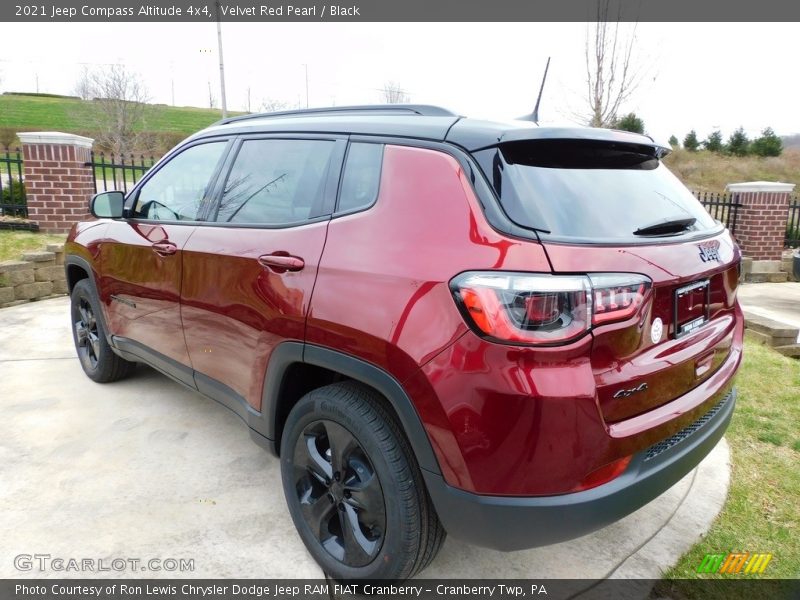 Velvet Red Pearl / Black 2021 Jeep Compass Altitude 4x4