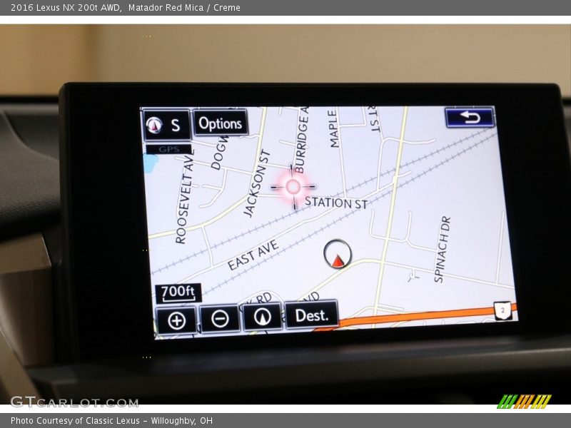 Matador Red Mica / Creme 2016 Lexus NX 200t AWD