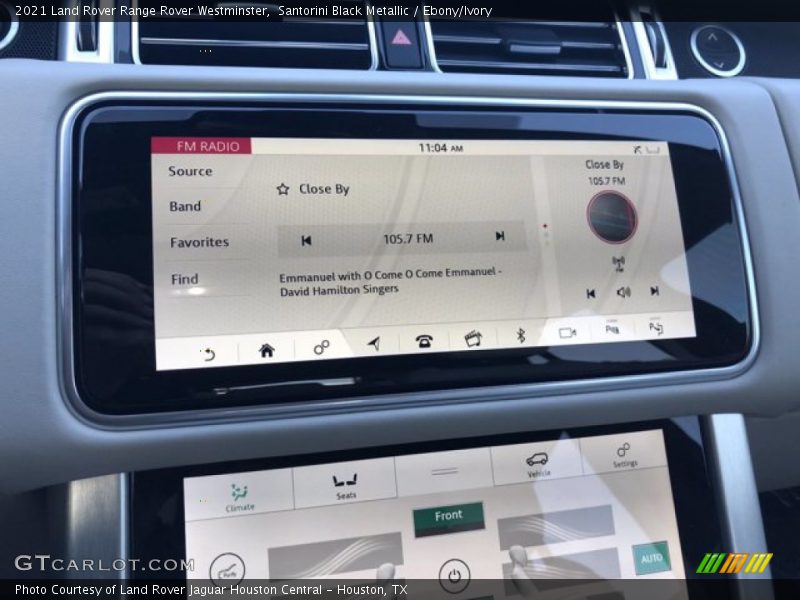 Santorini Black Metallic / Ebony/Ivory 2021 Land Rover Range Rover Westminster