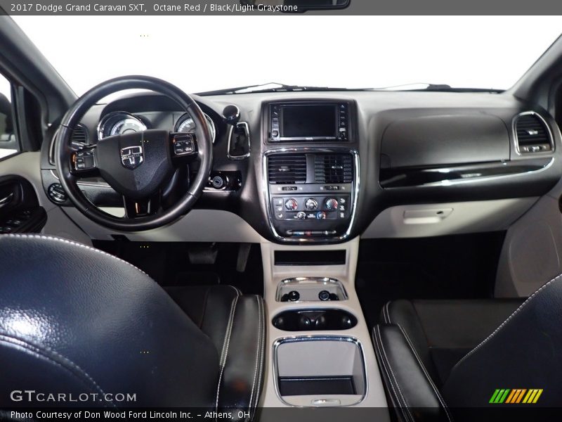 Octane Red / Black/Light Graystone 2017 Dodge Grand Caravan SXT