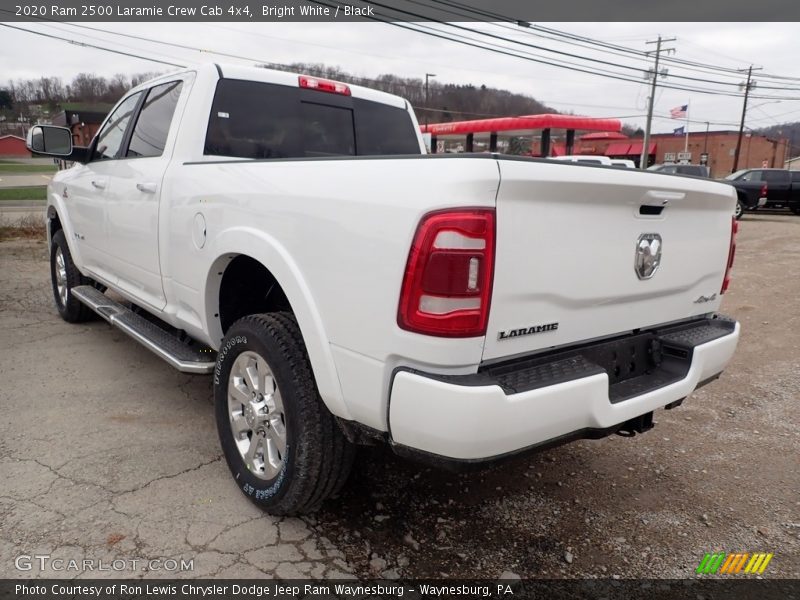 Bright White / Black 2020 Ram 2500 Laramie Crew Cab 4x4