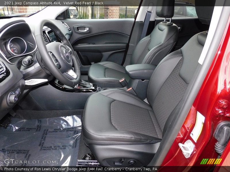 Front Seat of 2021 Compass Altitude 4x4