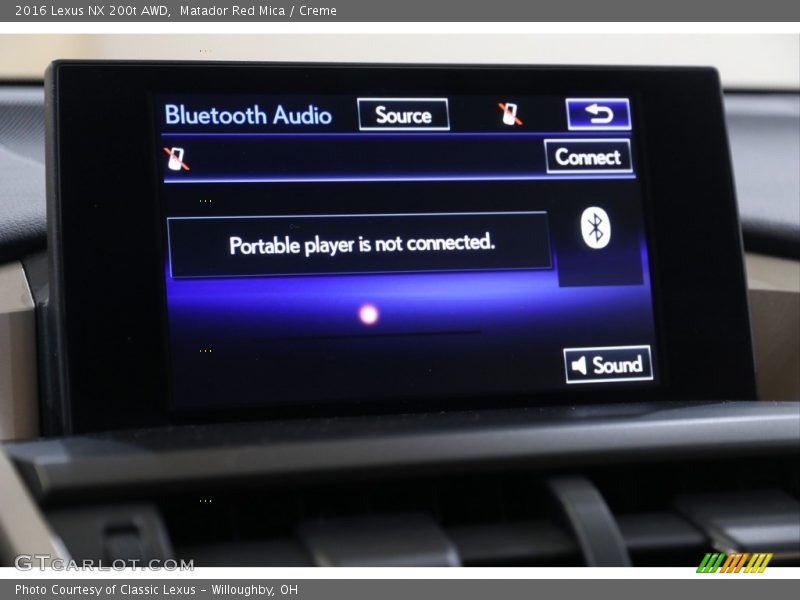 Matador Red Mica / Creme 2016 Lexus NX 200t AWD