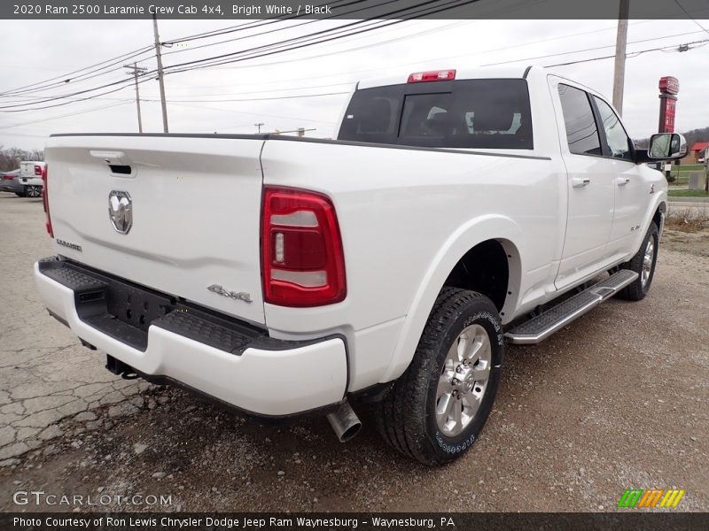Bright White / Black 2020 Ram 2500 Laramie Crew Cab 4x4