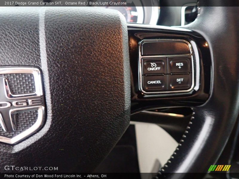 Octane Red / Black/Light Graystone 2017 Dodge Grand Caravan SXT