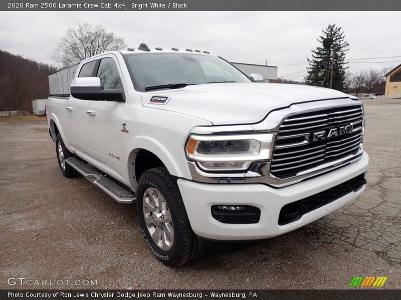 Bright White / Black 2020 Ram 2500 Laramie Crew Cab 4x4
